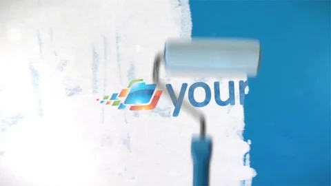 Paint Roller Logo - After Effects Template Stock After Effects