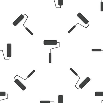 Paint roller pattern Stock Illustration