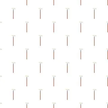 Paint roller pattern repeating on a white background Illustrazione stock