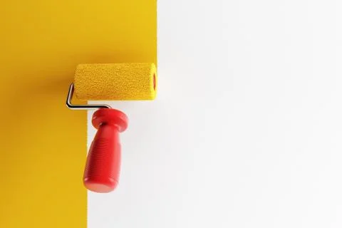 Paint roller Stock Photos