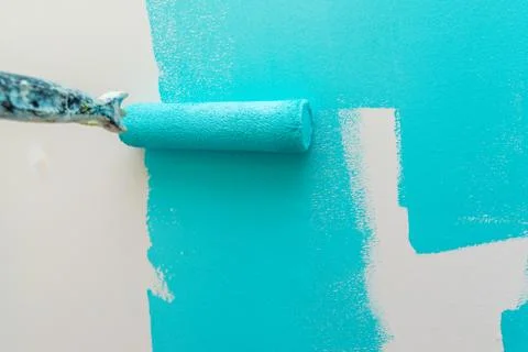 Paint roller Stock Photos