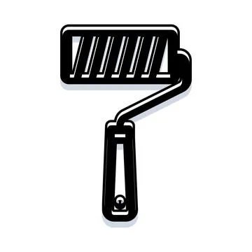 Paint roller tool for house renovation and decoration Ilustración de archivo