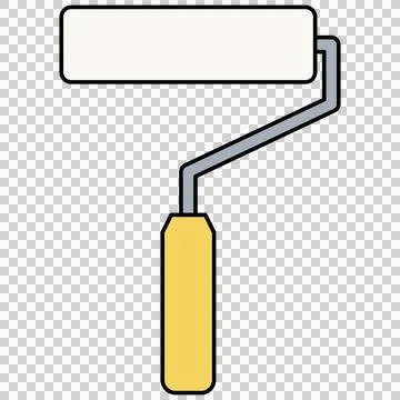 Paint roller tool Stock Illustration