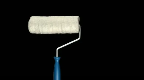 Paint Roller Transition HD Video stock 10870483
