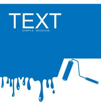 Paint-roller vector Stock Illustration