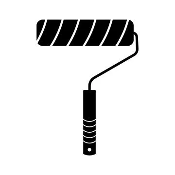 Paint Roller Vector Illustration Stock Illustration