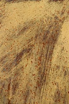 Paint on rusty metal Stock Photos