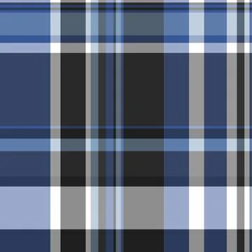 Paint seamless check fabric, window tartan plaid textile. Scottish pattern .. Stock Illustration