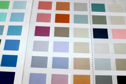 Paint shades Stock-Fotos