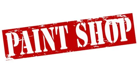 Paint shop Stock Illustration