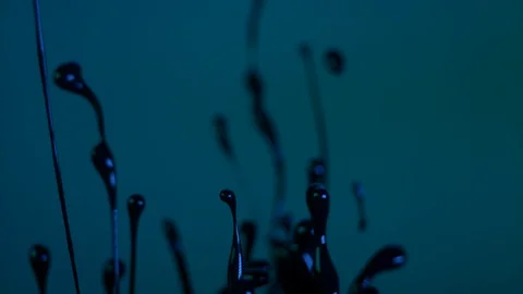 Paint in Slow Motion Stock Footage 115677091