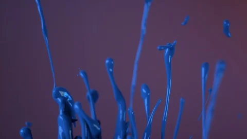 Paint in Slow Motion Stock Footage 115677129