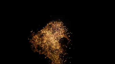 Paint in Slow Motion Stock Footage 115701129