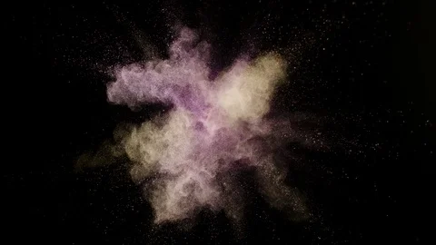 Paint in Slow Motion Stock Footage 115702638