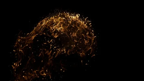 Paint in Slow Motion Stock Footage 115712328