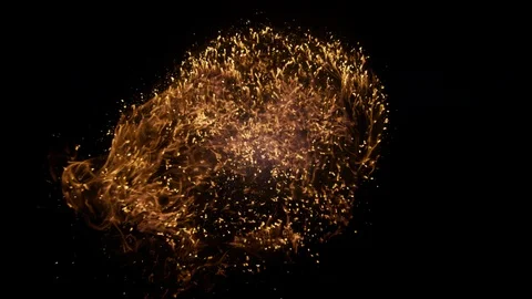 Paint in Slow Motion Stock Footage 115716771