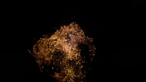 Paint in Slow Motion Stock Footage 115717902