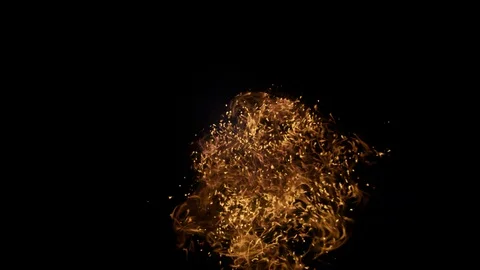 Paint in Slow Motion Stock Footage 115717995