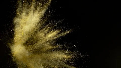 Paint in Slow Motion Stock Footage 115718812