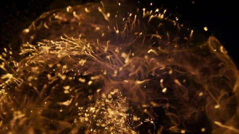 Paint in Slow Motion Stock Footage 115718820