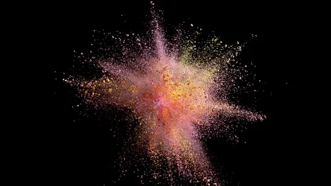 Paint in Slow Motion Stock Footage 115775263