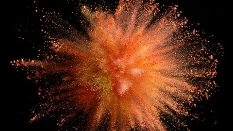 Paint in Slow Motion Stock Footage 115786540