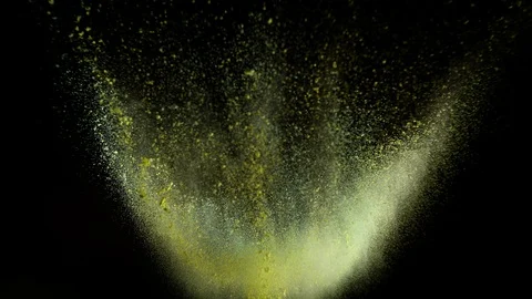 Paint in Slow Motion Stock Footage 115790399