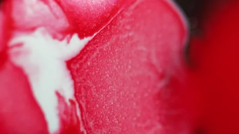 Paint spill ink blend pink white glitter emulsion Stock Footage 281506907