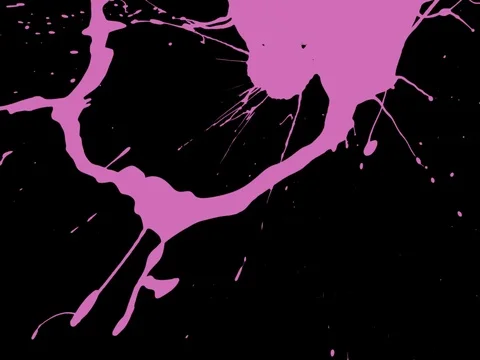 Paint Splash [05-20] - Acrylic Fluid Color Liquid Varnish Splatter Stock Footage 92839957