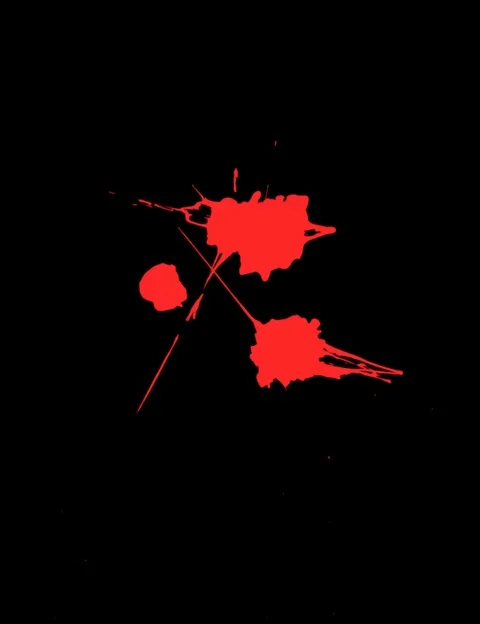 Paint Splash [08-20] - Acrylic Fluid Color Liquid Varnish Splatter Stock Footage 92840090