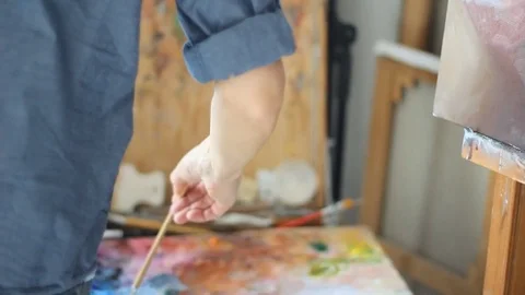 Paint splash in the air shooting with high speed camera, phantom flex. Studio Stock Footage