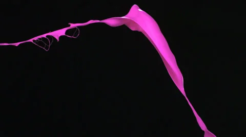 Paint splash in the air,  Slow Motion Stock Footage 30461348