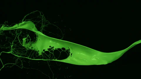 Paint splash in the air,  Slow Motion Stock Footage 30561313