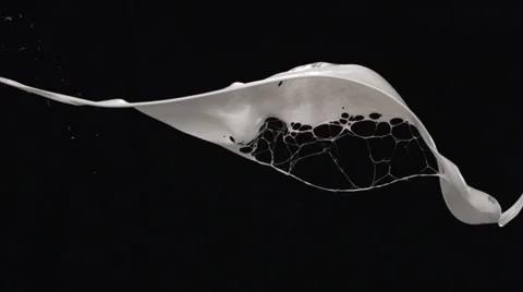 Paint splash in the air,  Slow Motion Stock Footage 30575297