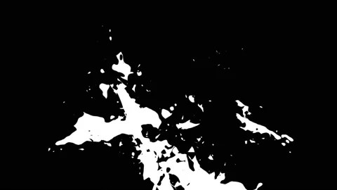 Paint splash alpha 4 Stock Footage 221016746