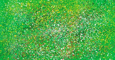 Paint Splash Background On Green Background Stock Illustration