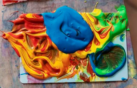 Paint splash blob Stock Photos