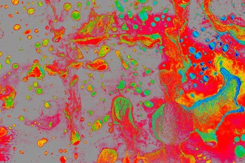 Paint splash effect on a glass on black background Stock Illustration