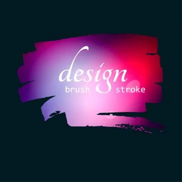 Paint splash frame for text on abstract bokeh background Stock Illustration