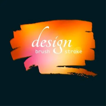 Paint splash frame for text on abstract bokeh background Stock Illustration