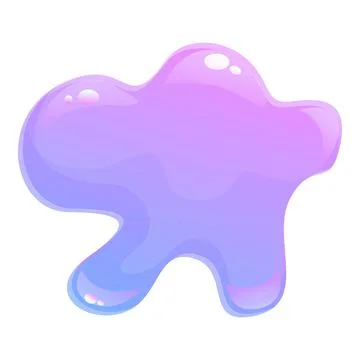 Paint splash icon cartoon vector. Slime drip Illustrazione stock