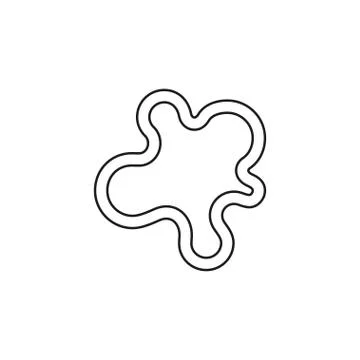 Paint splash icon, ink splatter illustration Ilustración de archivo