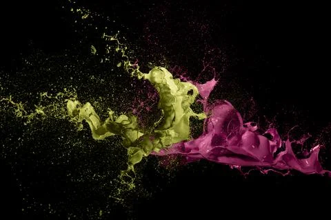 Paint splash Stock Photos