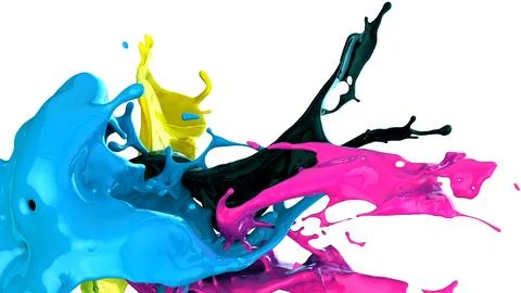 Paint splash Foto stock