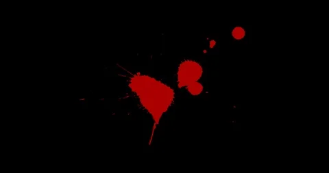 Paint Splash. Red Paint Splatter. Видео 122576570