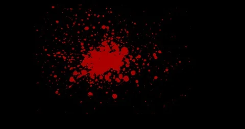 Paint Splash. Red Paint Splatter. Stock Footage 122576682