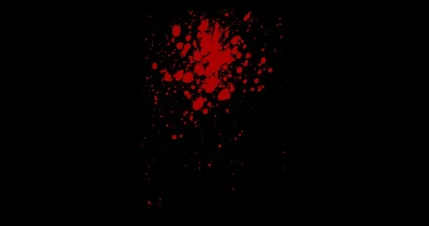 Paint Splash. Red Paint Splatter. 库存影片 122576789