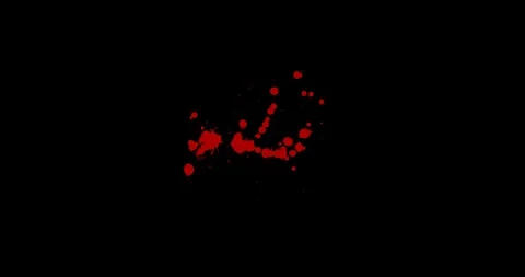 Paint Splash. Red Paint Splatter. Stock Footage 122576913