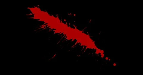 Paint Splash. Red Paint Splatter. Stock Footage 122577403