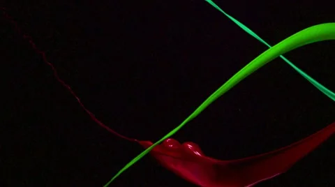 Paint splash, Slow Motion Video stock 12234209